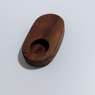 جا شمعی چوب گردو