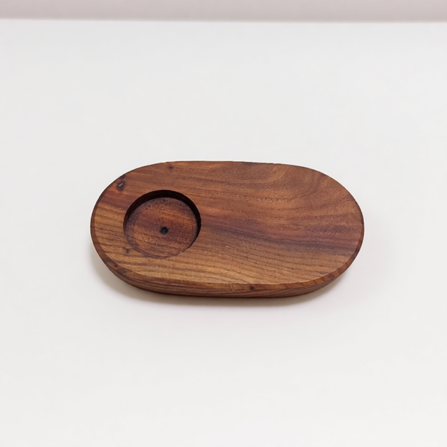 جا شمعی و عودی چوب گردو