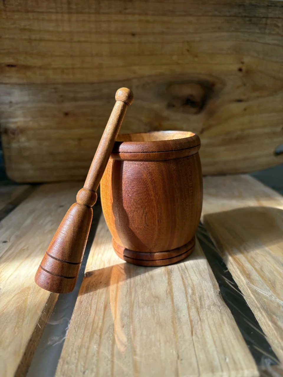 هاونگ چوبی چوب درخت آزاد