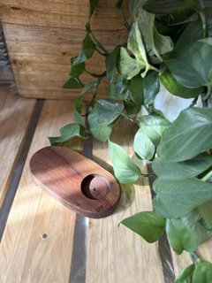 جا شمعی و عودی چوب گردو