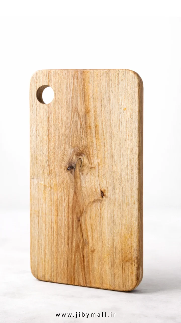 تخته کار و گوشت جنس چوب یک تکه توت برای ساطوری کردن گوشت و سبزیجان